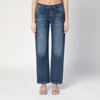 Marc Jacobs Blue Washed-effect Jeans