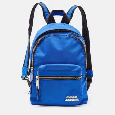 Pre-owned Marc Jacobs Blue/black Nylon Trek Backpack