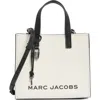 Marc Jacobs Bold Grind Mini Top Handle Satchel In Black/white