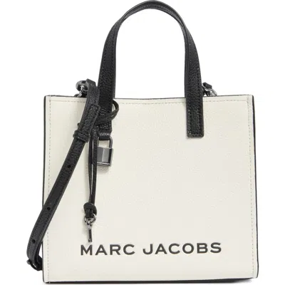 Marc Jacobs Bold Grind Mini Top Handle Satchel In Black/white