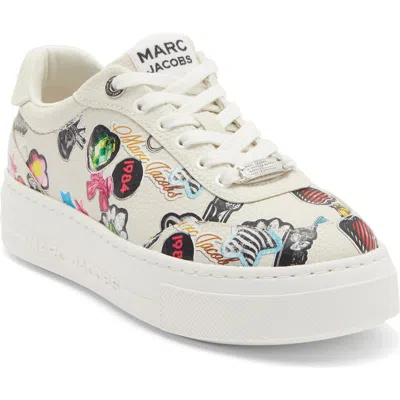 Marc Jacobs Bold Logo Platform Sneaker In White