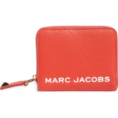 Marc Jacobs Bold Slg Mini Compact Wallet In Orange