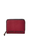 Marc Jacobs Bold Slg Mini Leather Compact Wallet In Red