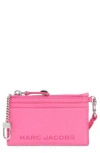 Marc Jacobs Bold Slg Top Zip Wristlet In Orange