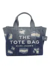 Marc Jacobs Medium Tote Bag In Denim Rip And Repair In Blue