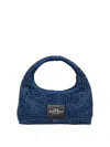 Marc Jacobs The Mini Crystal Denim Sack Bag