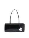 Marc Jacobs The Mirror Satchel Shoulder Bag In Black