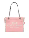 Marc Jacobs The Medium Tote Denim Bag In Nude & Neutrals