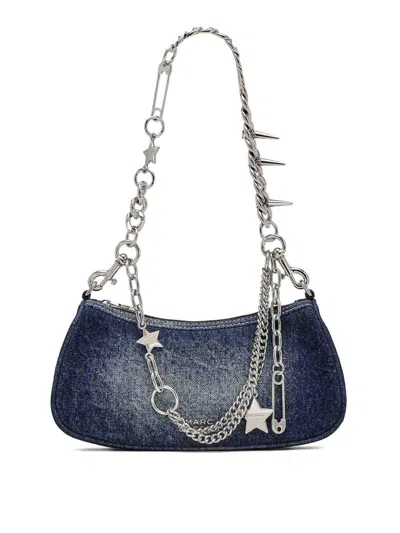 Marc Jacobs Denim Shoulder Bag In Blue