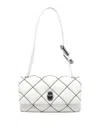 Marc Jacobs White And Black The Mini Dual Shoulder Bag