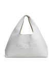 Marc Jacobs The Xl Sack Leather Shoulder Bag In White