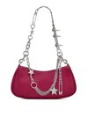 Marc Jacobs Leather Shoulder Bag Top Handle Chain In Pink