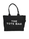 Marc Jacobs Shopper The Large Black Canvas Tote In Negro
