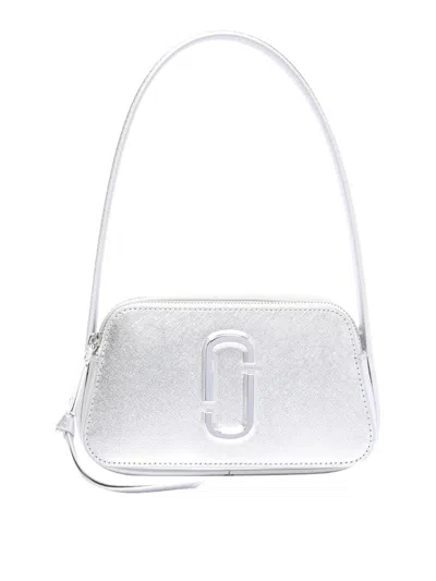 Marc Jacobs The Slingshot Bag Zip Compartments In Silver