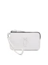 Marc Jacobs Mini Leather Wrist Clutch In White
