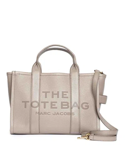 Marc Jacobs The Leather Medium Tote In Brown