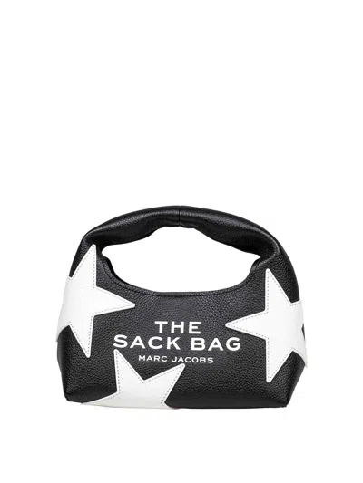 Marc Jacobs The Mini Sack Leather With Applied Stars In Black