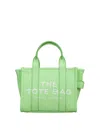 Marc Jacobs Small Tote In Mint Green Leather In Green