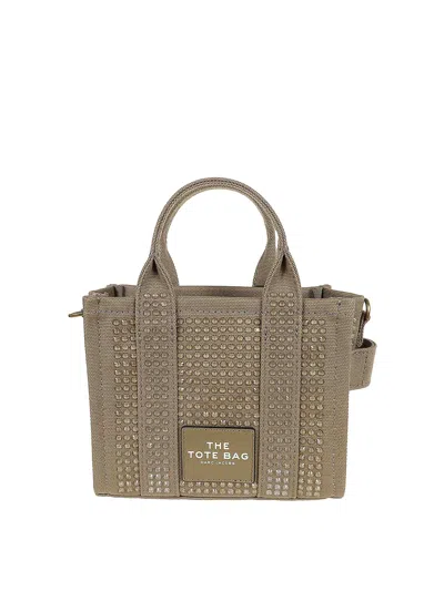 Marc Jacobs Mini Tote Embellished Rhinestones In Green