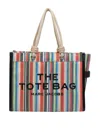 Marc Jacobs The Large Stripe Mesh Rope Tote Bag In Multi