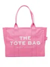 Marc Jacobs Rectangular Shape Double Handle Tote Bag In Pink