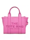 Marc Jacobs Small Tote In Pink Leather In Nude & Neutrals