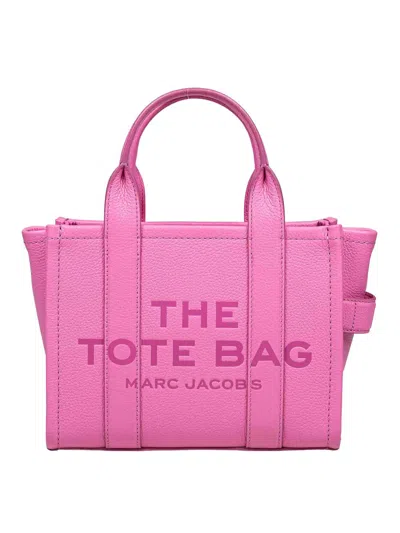 Marc Jacobs Small Tote In Pink Leather In Nude & Neutrals