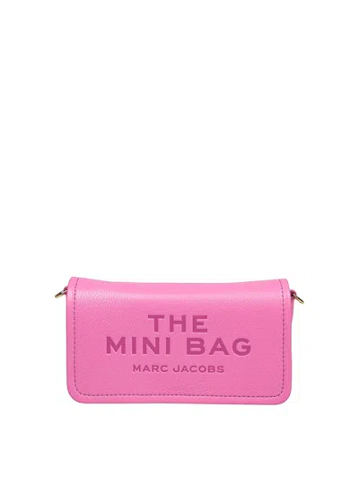 MARC JACOBS THE MINI BAG IN PINK LEATHER