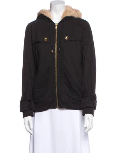 Pre-owned Marc Jacobs Bomber Jacket In Black