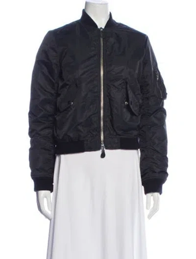Pre-owned Marc Jacobs Bomber Jacket In Black