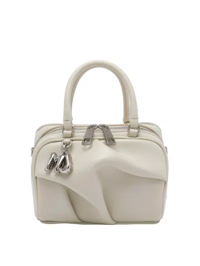 Marc Jacobs Bone The Micro Bauletto Bag In White