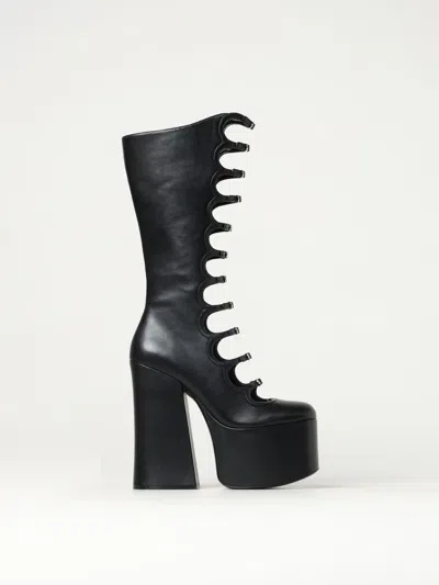 MARC JACOBS BOOTS MARC JACOBS WOMAN COLOR BLACK,G31196002