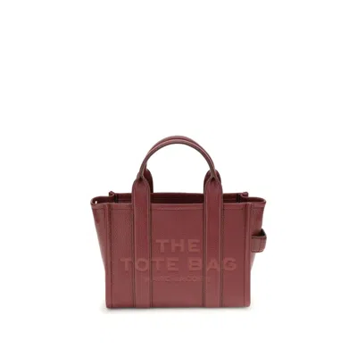 Marc Jacobs Bordeaux Calf Leather Bos Taurus Handbag In Burgundy