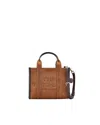 Marc Jacobs Borsa A Mano The Suede Small Tote Bag Copper In Brown