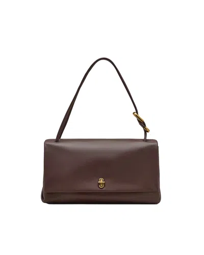 Marc Jacobs Borsa A Spalla The Large Dual Bag Ganache In Brown