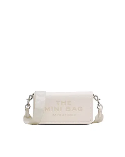 Marc Jacobs Borsa A Spalla The Leather Mini Bianca In 137