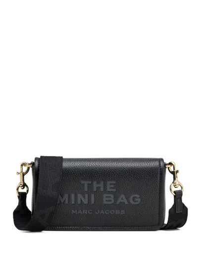 MARC JACOBS MARC JACOBS BORSA A TRACOLLA NERA IN PELLE MARTELLATA COLOR NERO