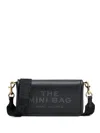 Marc Jacobs Borsa A Tracolla Nera In Pelle Martellata Color Nero In Black