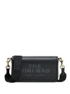 Marc Jacobs Borsa A Tracolla Nera In Pelle Martellata Color Nero In Black