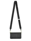 Marc Jacobs Mini Crossbody Bag Textured Finish Strap In Black