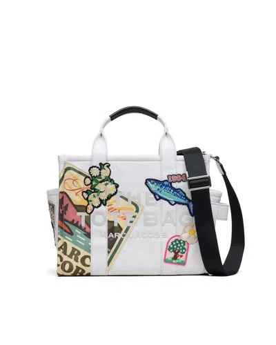Marc Jacobs Borsa Denim Tote Patchwork Light Wash In Multi