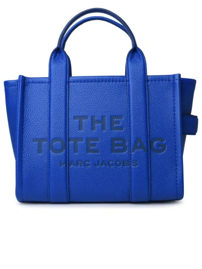 Marc Jacobs Borsa Mini Tote Pelle In Blue