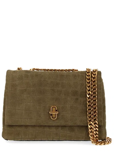 Marc Jacobs Green Slim Dual Small Shoulder Bag In Brown