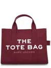Marc Jacobs The Medium Canvas Tote Bag In Burgundy