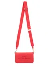 Marc Jacobs Textured Leather Mini Bag With Magnetic Closure In Red