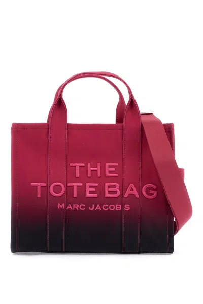 Marc Jacobs Borsa The Ombre Canvas Medium Tote Bag In Black, Fuchsia