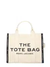 Marc Jacobs Structured Jacquard Medium Tote With Removable Strap In White