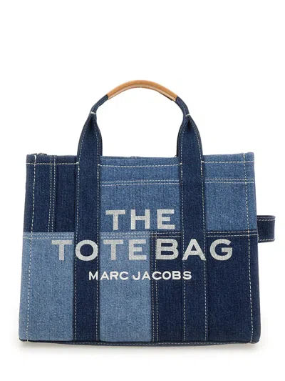 Marc Jacobs Borsa "the Tote" Medium In Denim In Blue