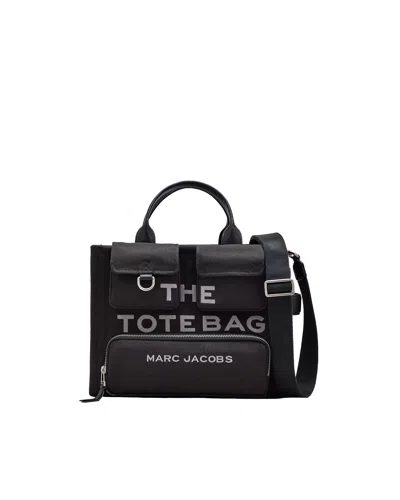Marc Jacobs Borsa Tote The Cargo Canvas Medium Black