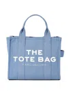 Marc Jacobs 'traveler Handbag' Light Blue Mini Tote Bag With Logo In Blue